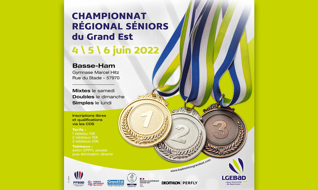 Championnat Régional Séniors 4/5/6 juin 2022 Basse-Ham