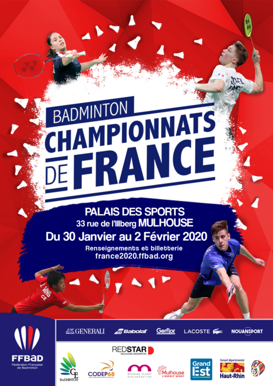Affiche événement sportif : Championnats France Athlétisme